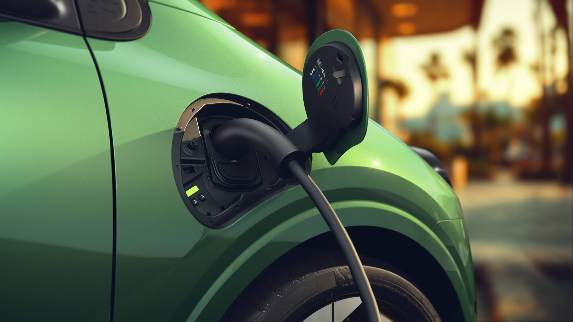 Renault Twingo E Tech Electric Verde Assoluto Low Definition