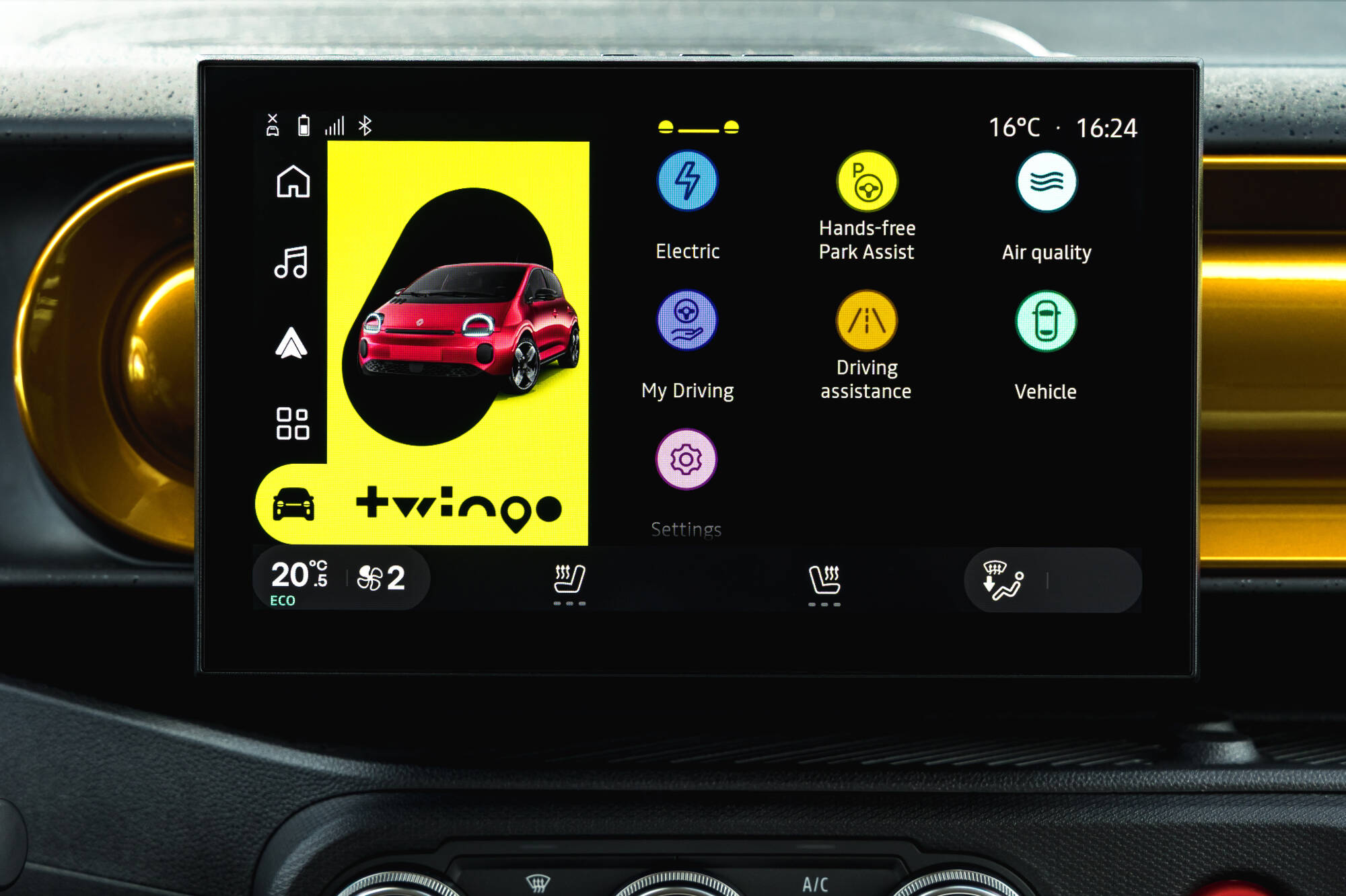 Renault Twingo E Tech Electric Techno Jaune Mango 46 Low Definition